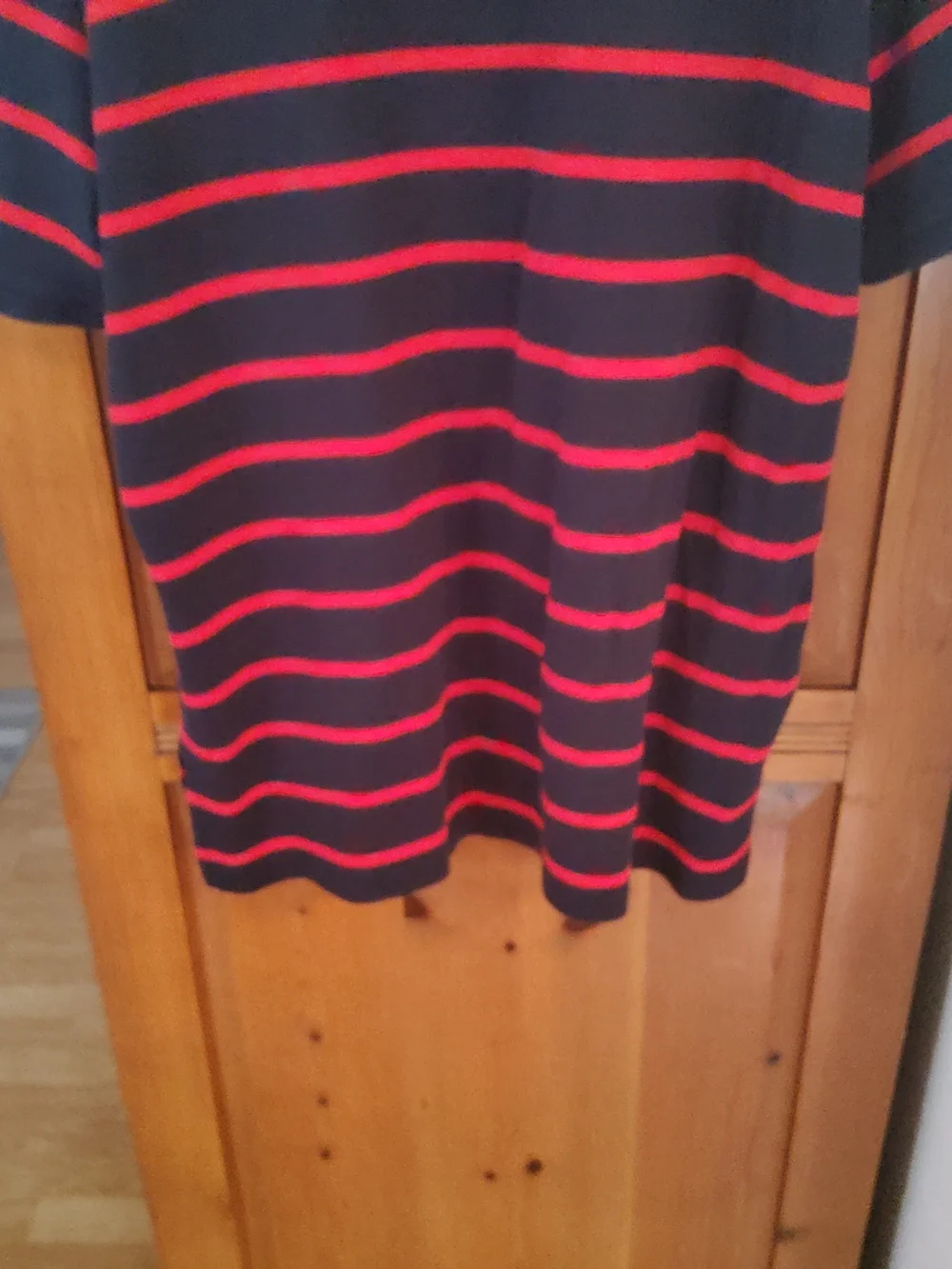 Polo by Ralph Lauren Men’s Black & Red Striped Polo Shirt